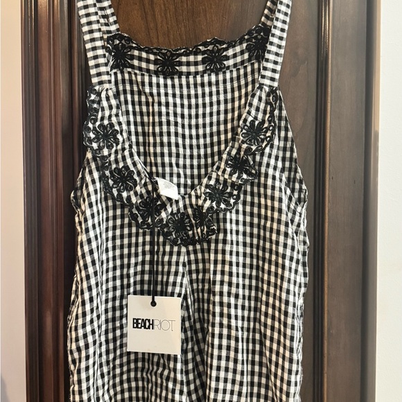 Beach Riot Checkered Overalls - Picture 3 of 4